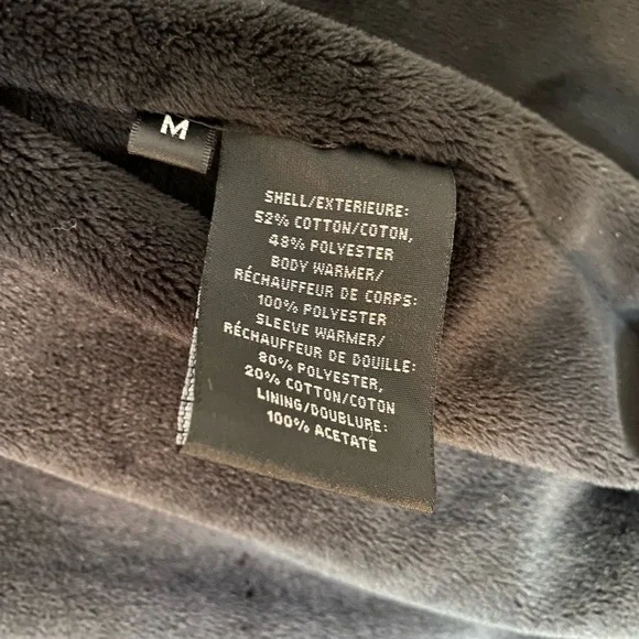 🎉🎉HP🎉🎉 Dana Buchman black all-season belted trench coat style size M - Picture 7 of 10